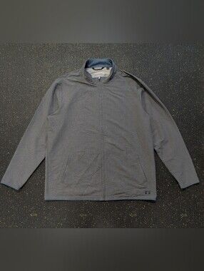 Travis Mathew Transport Jacket Full Zip Size XXL Gray Performance Lightweight